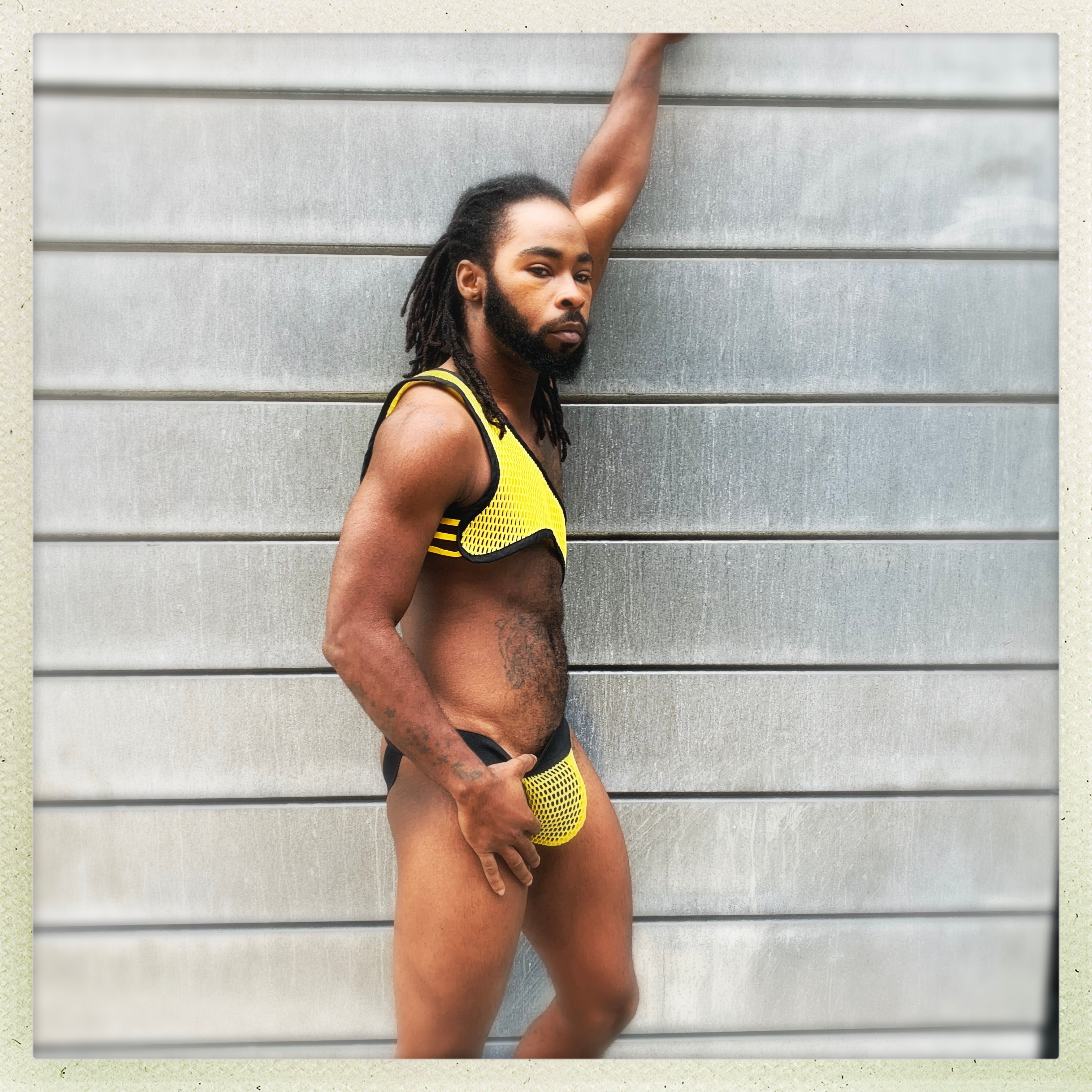 Honeycomb Mesh Harness yellow
