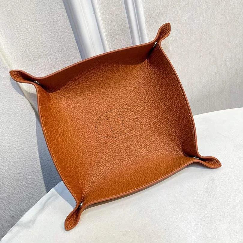 Designer Lux Leather Valet Tray