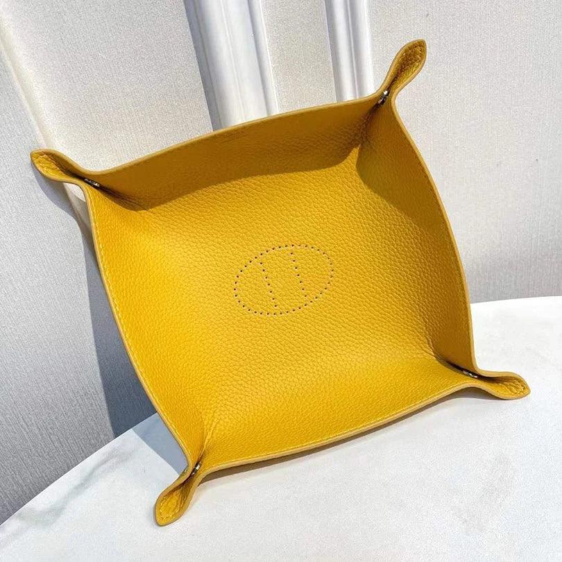 Designer Lux Leather Valet Tray