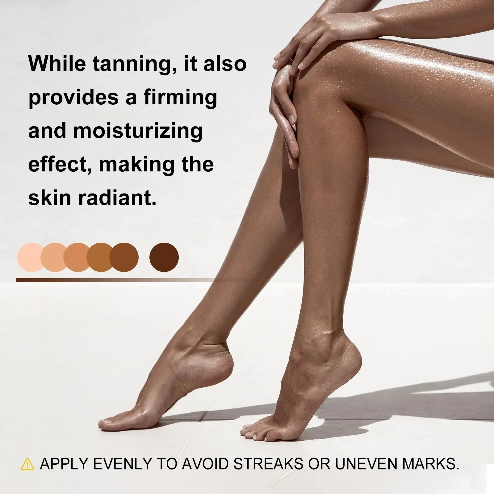 Oceaura 100ml Tanning Mousse Cream Body Self Tanner Bronzer Instant Nourish Natural Sunless Self Solarium Tanning Facial Lotion