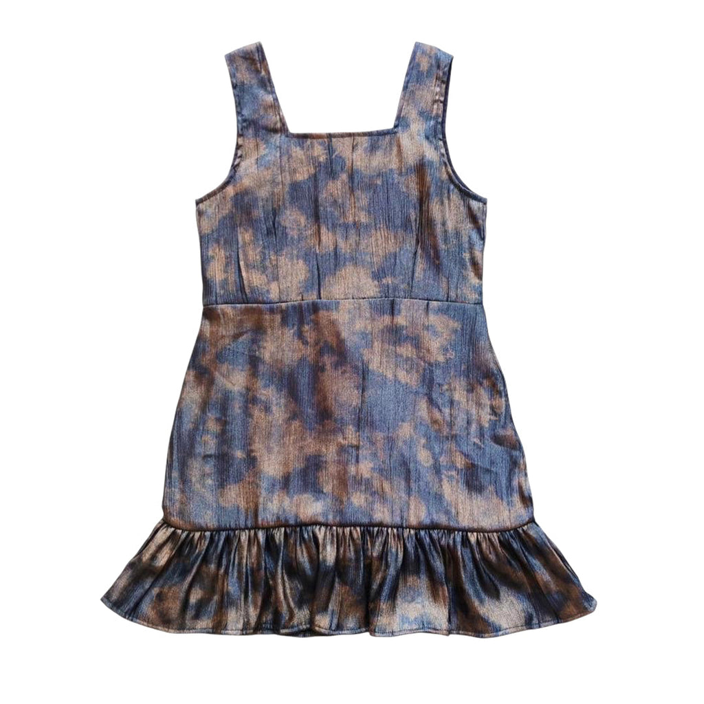 AA Navy Gold Dress