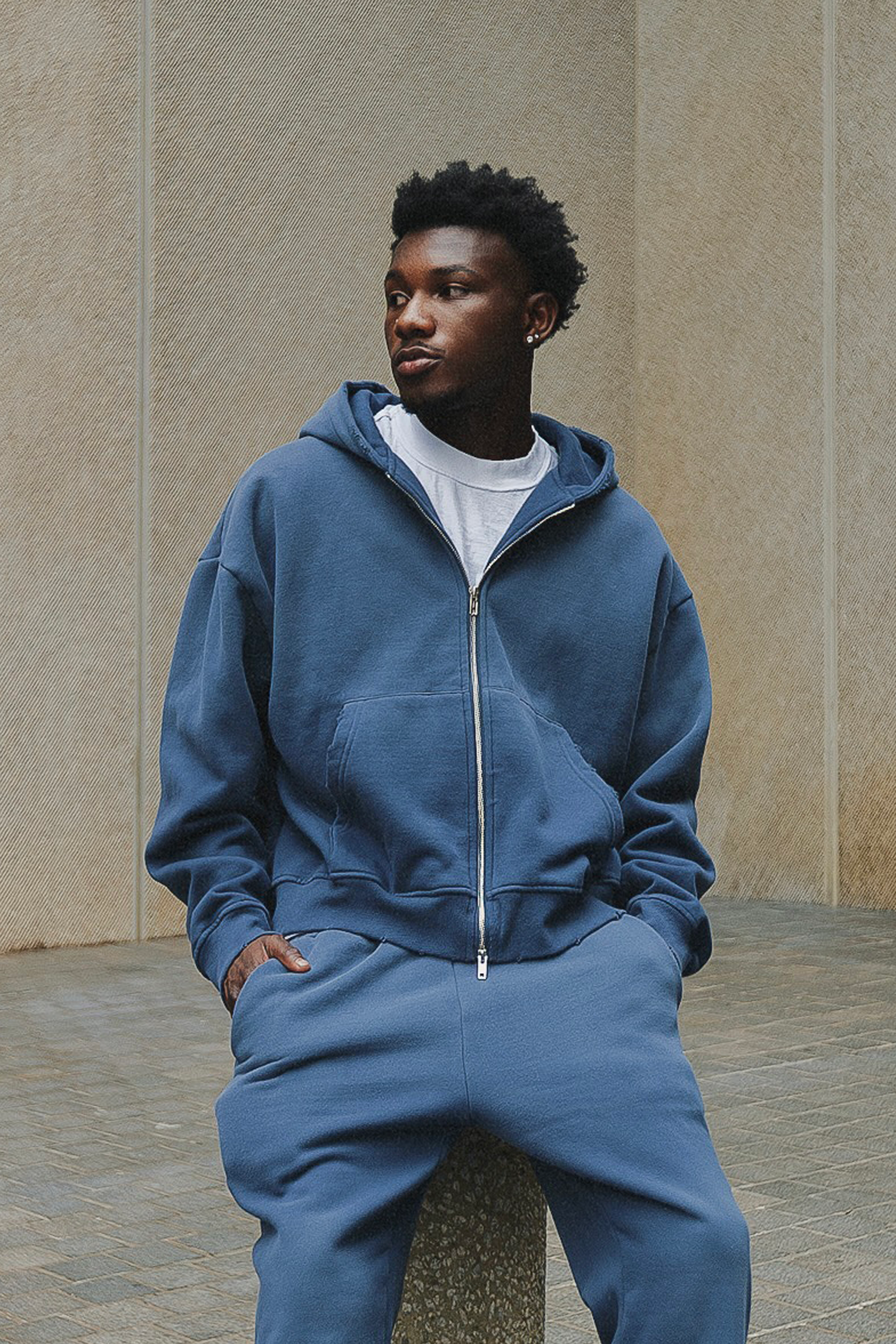 Weathered Zip Up