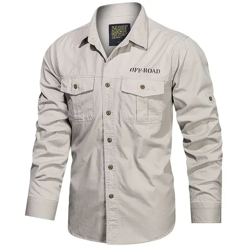 New Men's Casual Shirt 5XL 6XL Male Overshirt 2020 Military Cotton Shirts Men Brand Clothing Leisure Shirt Blouse AF1388