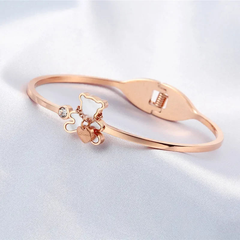 Lux Bear Cuff Bracelet
