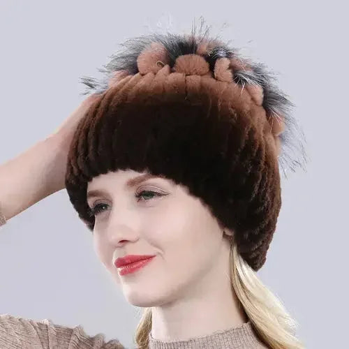 LUX Winter Rabbit Fur Hat