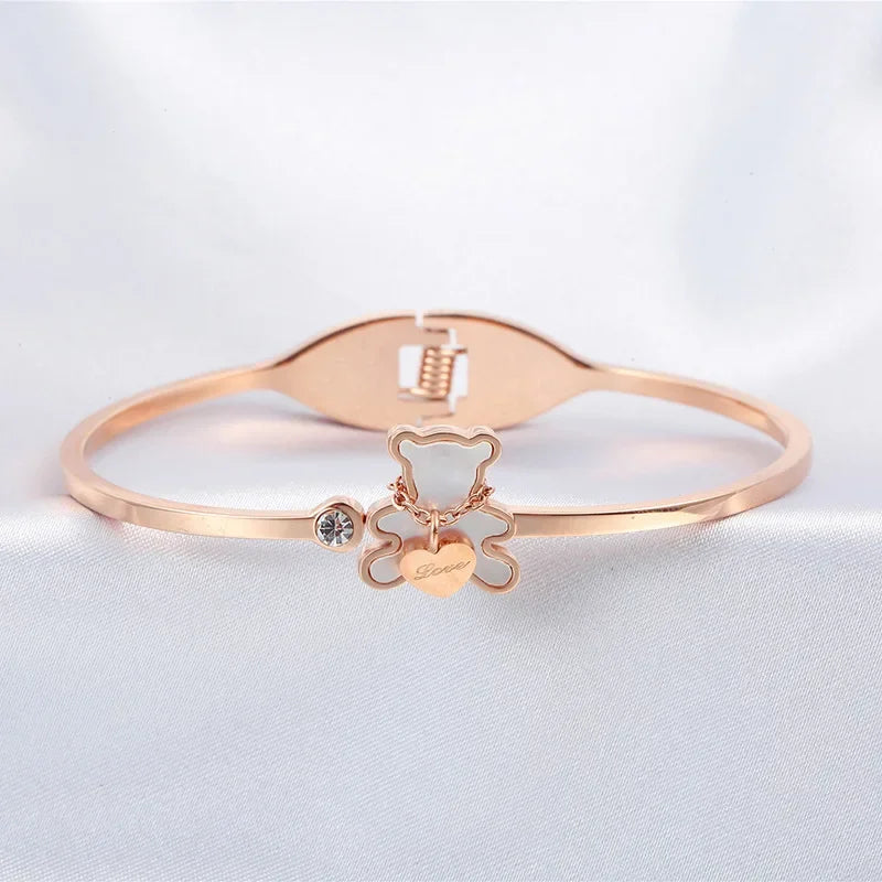Lux Bear Cuff Bracelet