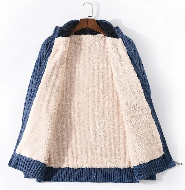 Luxman Plus Size M-6XL 7XL Winter Cashmere Cardigan