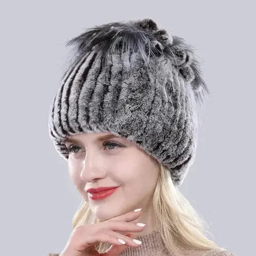 LUX Winter Rabbit Fur Hat