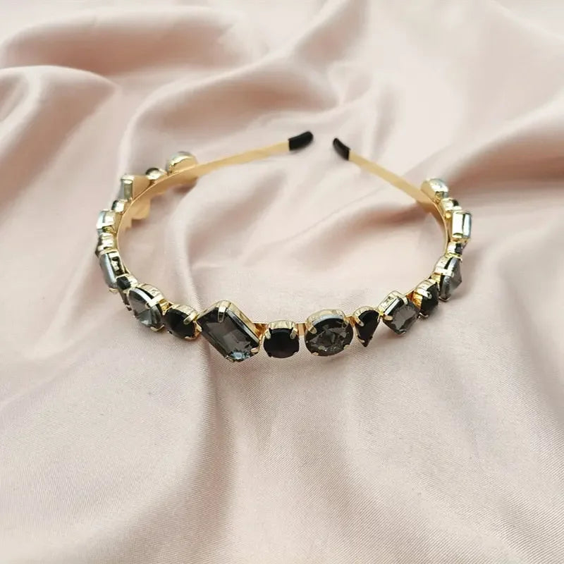 LUX Rhinestone Baroque Hairband