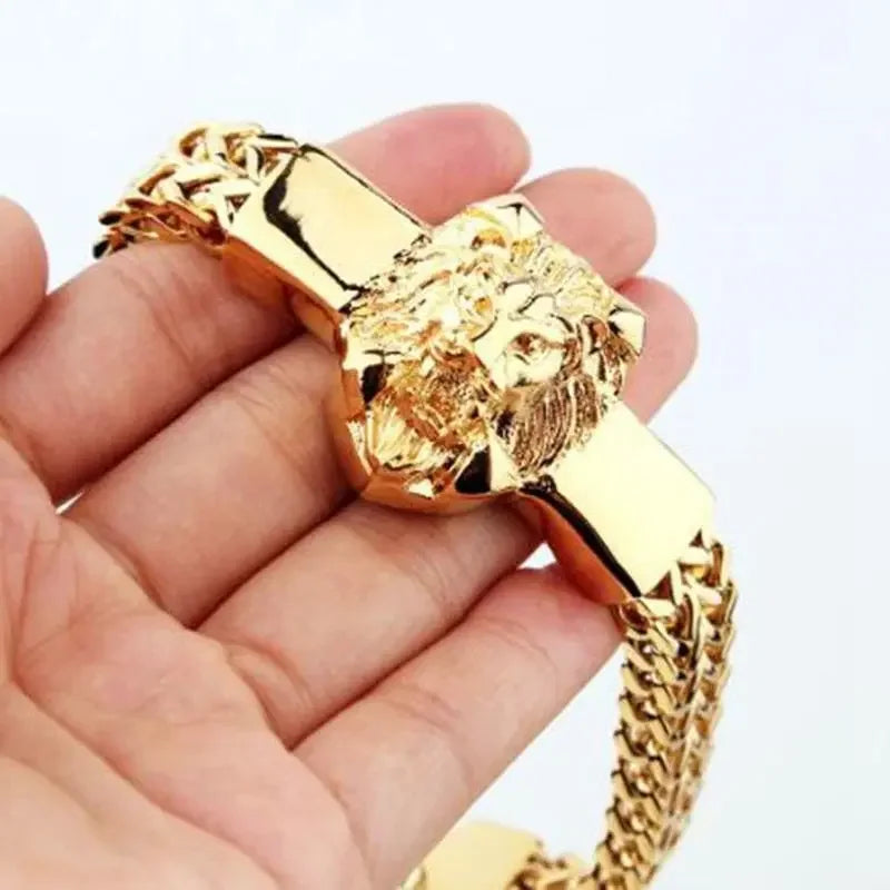 Lion Link Chain Bracelet