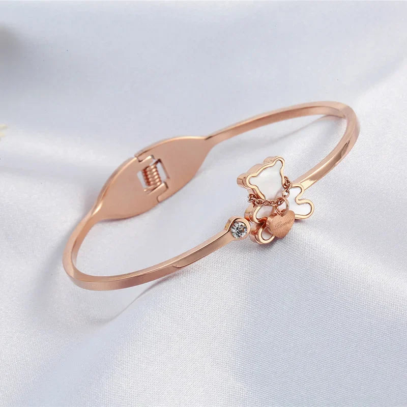 Lux Bear Cuff Bracelet