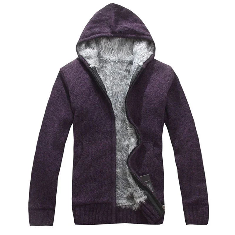 Men's Cold Weather Lined Sweater