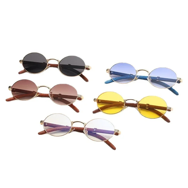 Rocker Luxury Brand Classic Oval Sunglasses