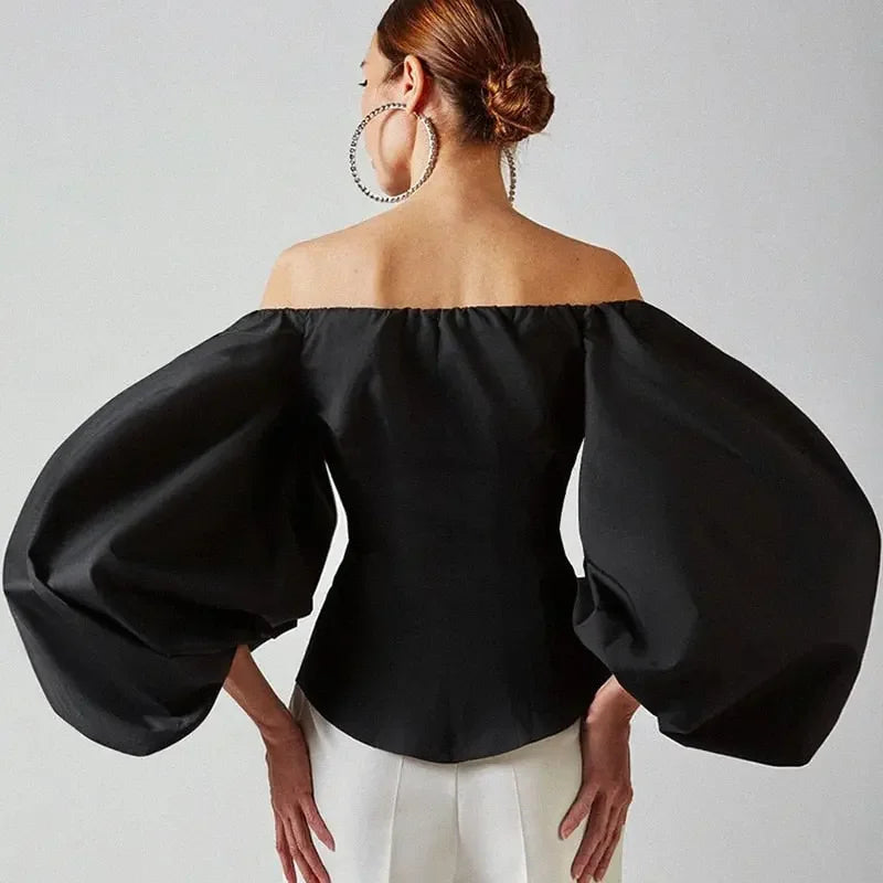Lantern Sleeve Blouse