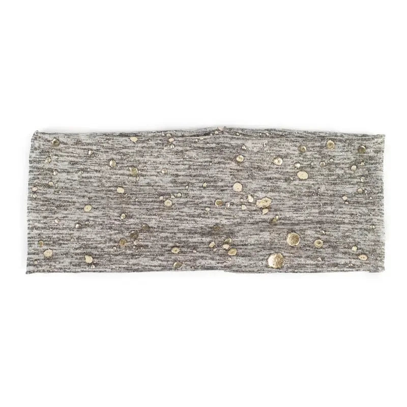Metallic Color Wide Elastic Headband