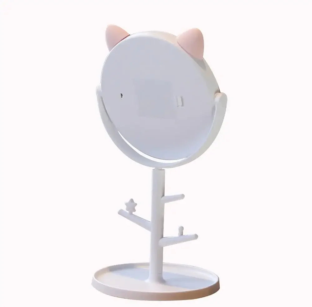 Kitty LED Makeup Mirror AAA/USB