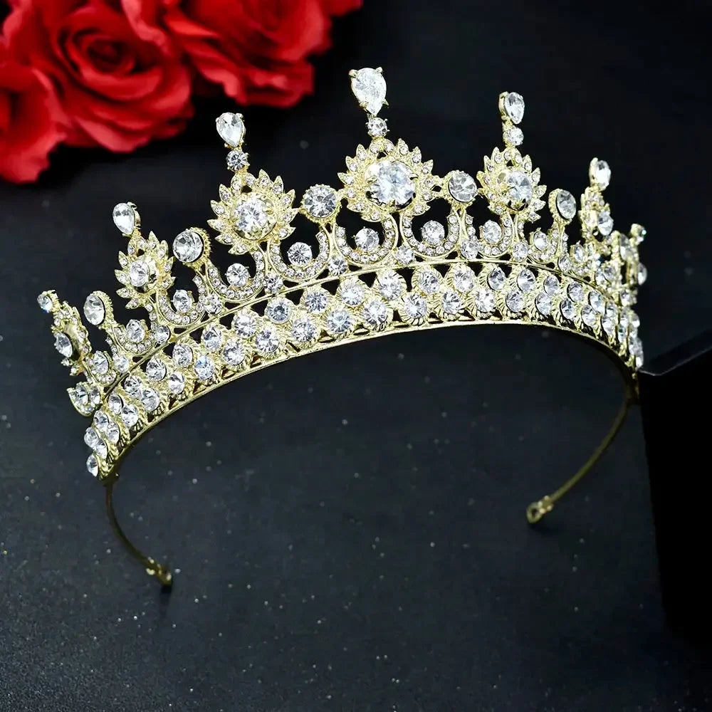 Bridal Headwear Crystal Crown