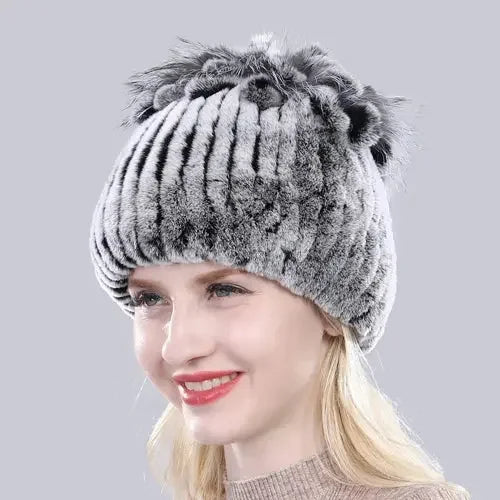 LUX Winter Rabbit Fur Hat