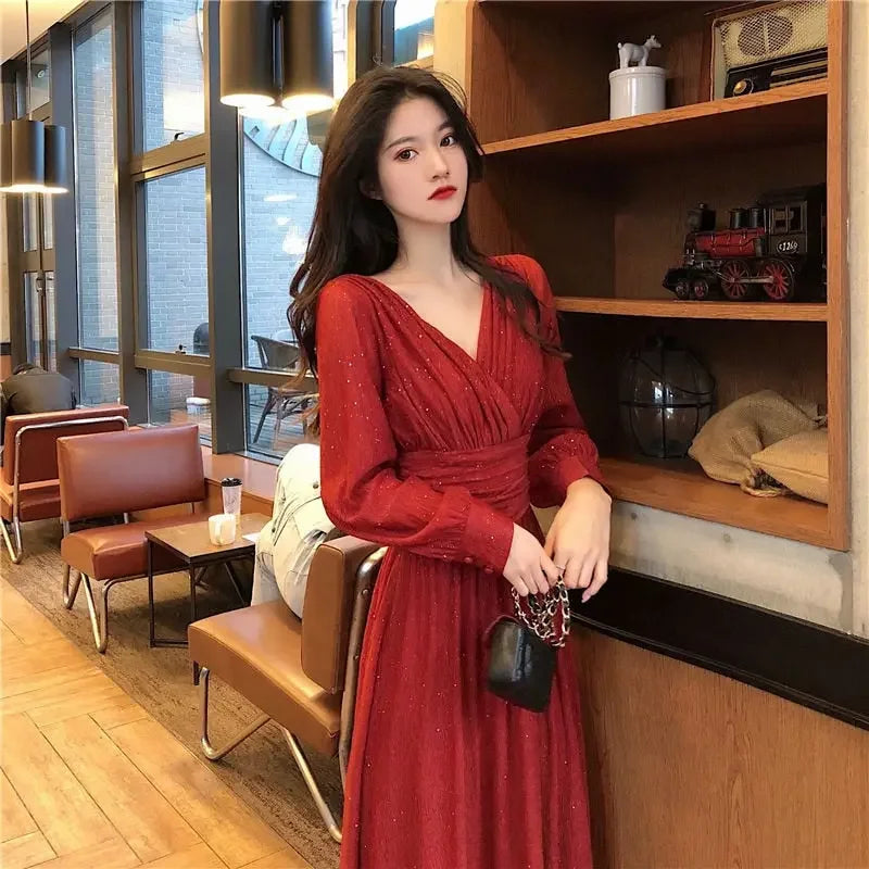 Gigi Long Sleeve Midi Dress