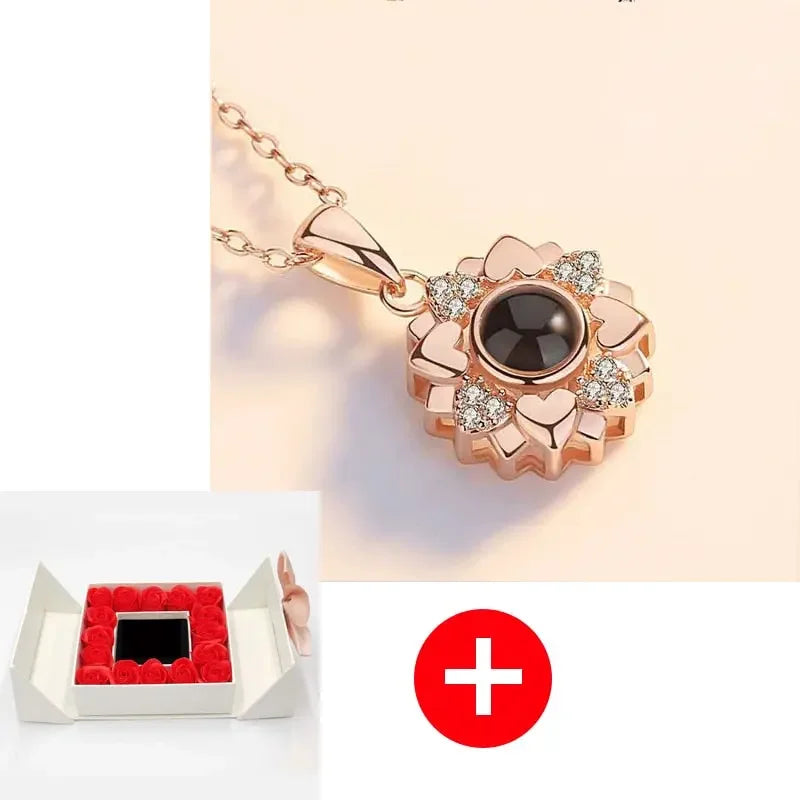 Valentines Artificial Rose & Jewelry Gift Box