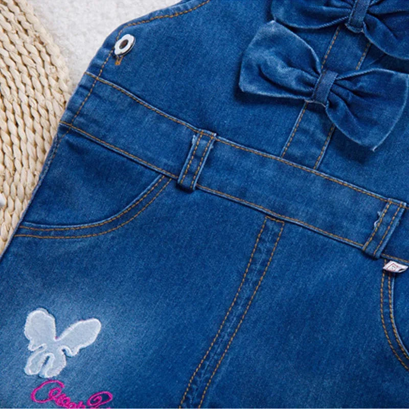 Toddler Long Denim Jean Overalls