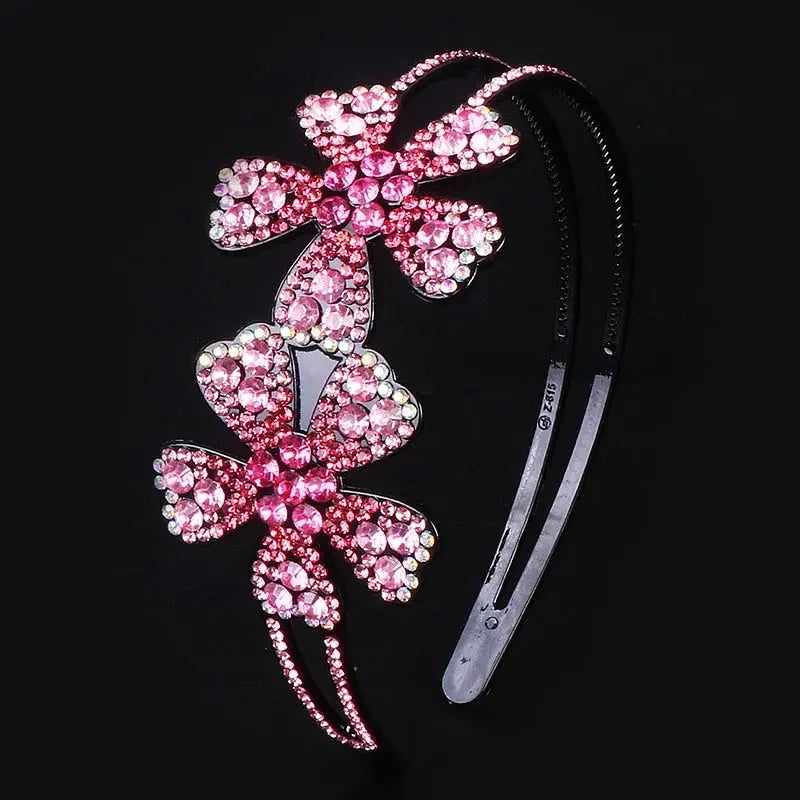 Wild Flower Pearl Rhinestone Headband