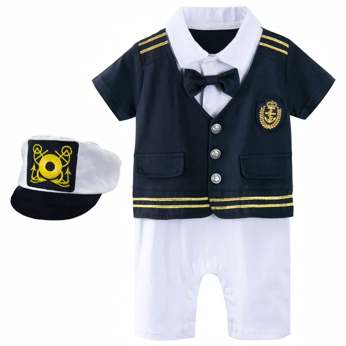 Baby Boys Captain Costume