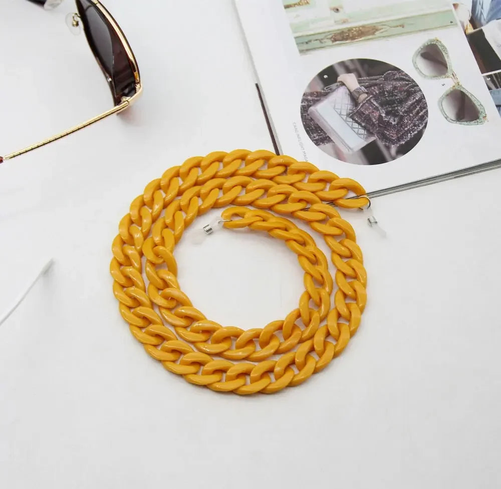 Fashion Acrylic Sunglass Chain