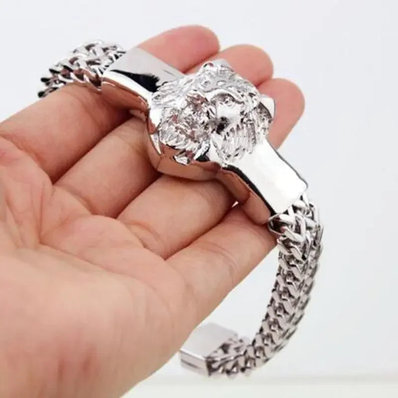 Lion Link Chain Bracelet
