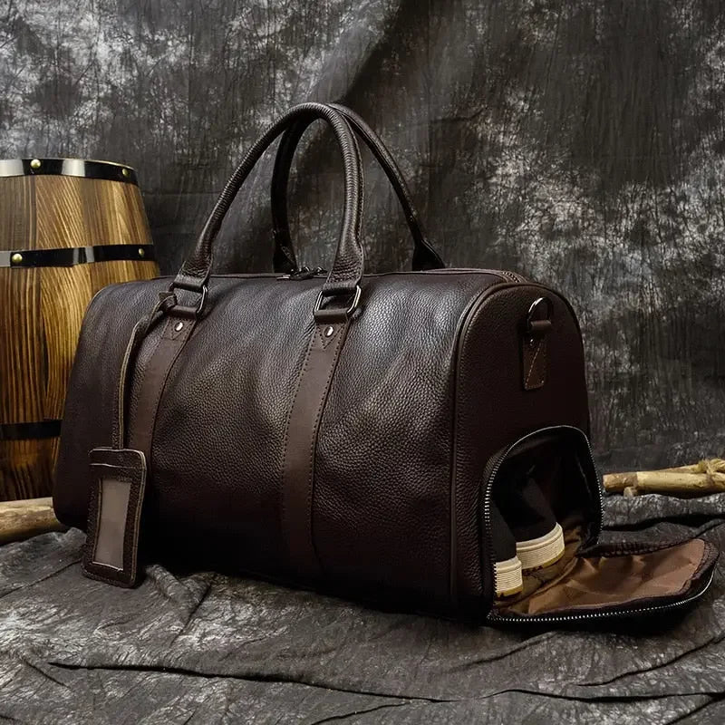 LUX Genuine Leather Travel Bag