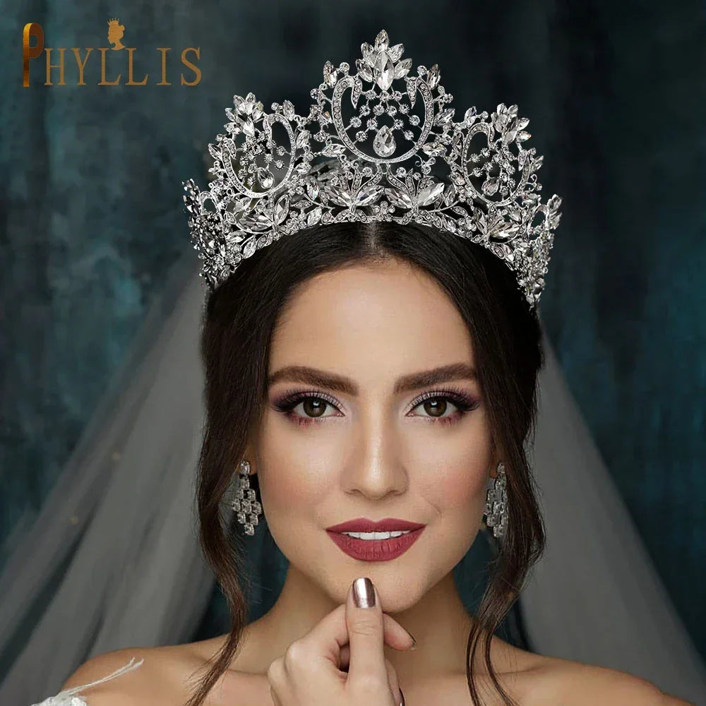 Bridal Headwear Crystal Crown