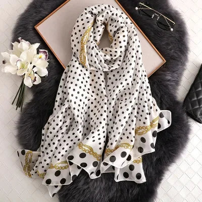 Luxury brand hijab summer women scarves soft long print silk scarves lady shawl and wrap 2022 pashmina bandana beach stoles