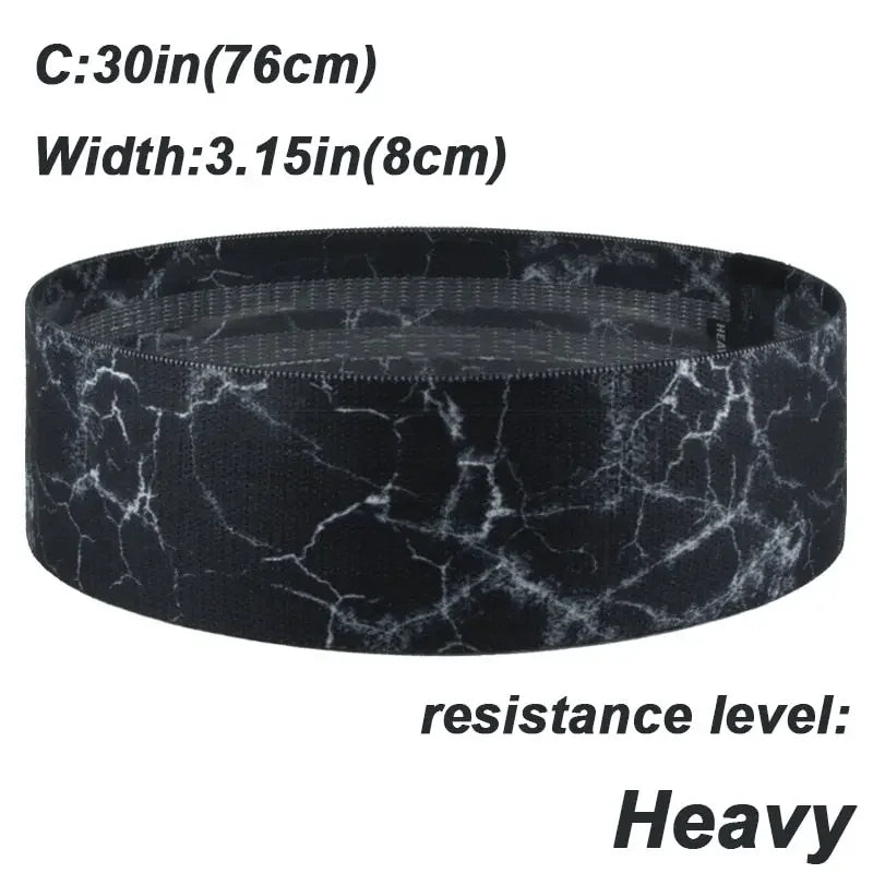 Marble Design Elastic Booty Bands Cardio Training