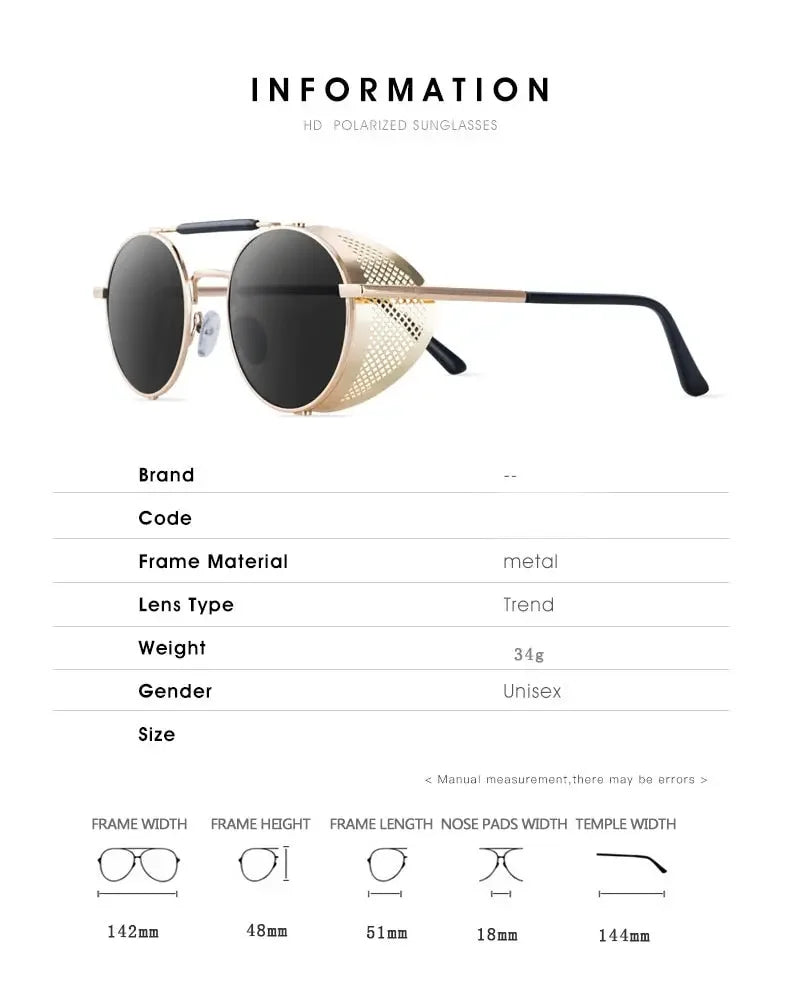Women’s Metal Vintage Sunglasses High Quality UV400