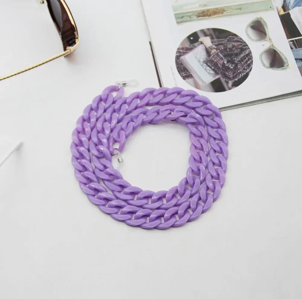 Fashion Acrylic Sunglass Chain
