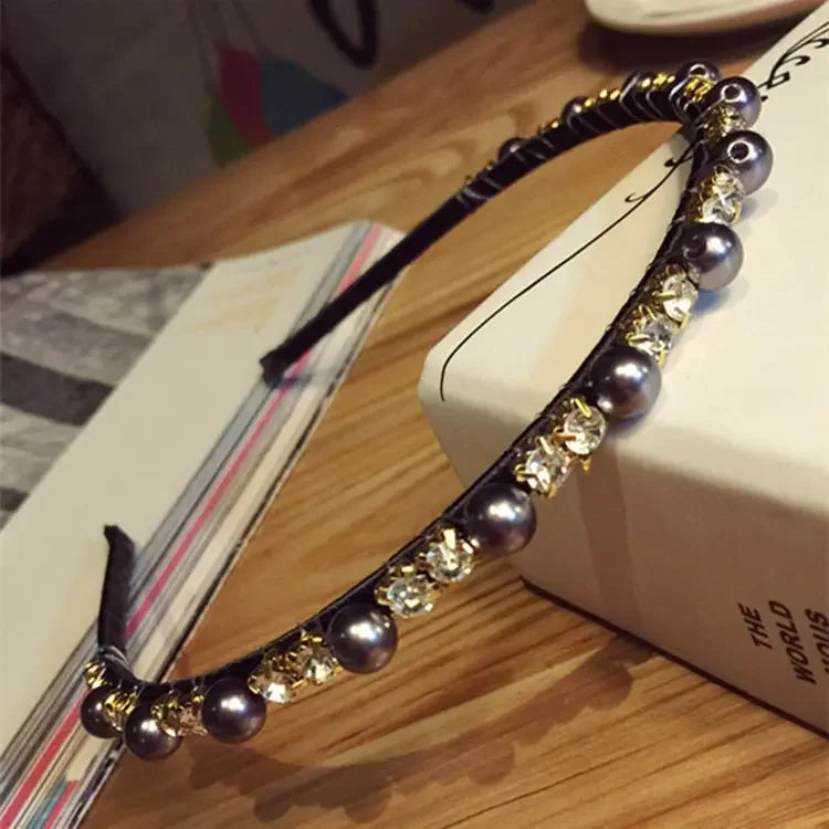 LUX Rhinestone Baroque Hairband