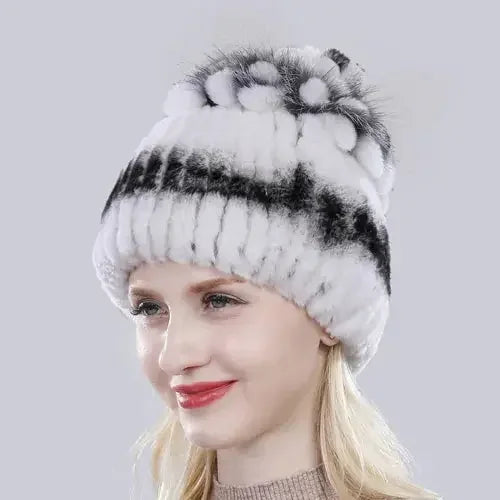 LUX Winter Rabbit Fur Hat