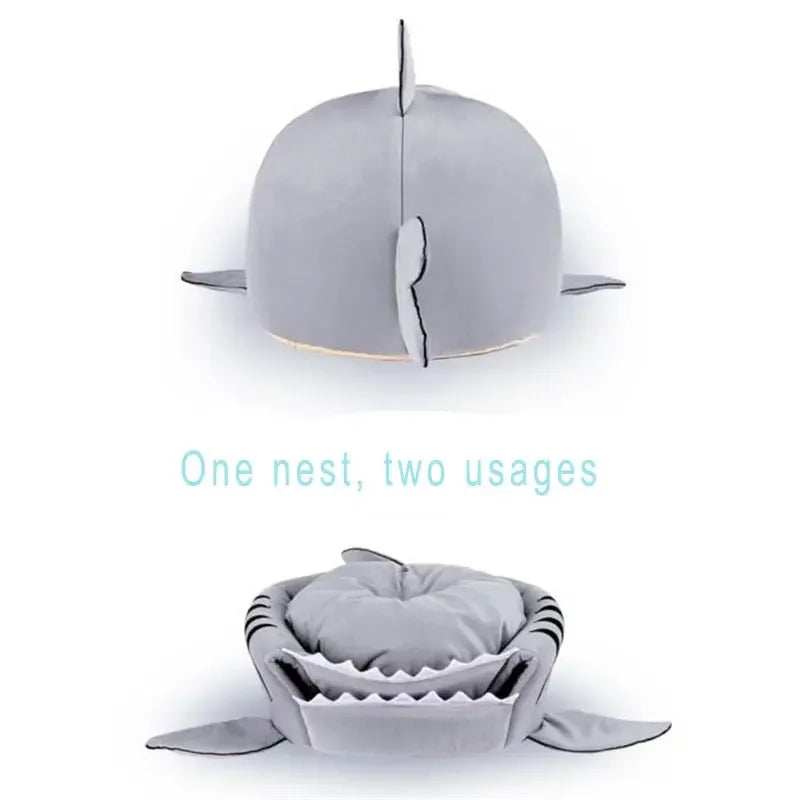 Cozy Pet Shark Bed