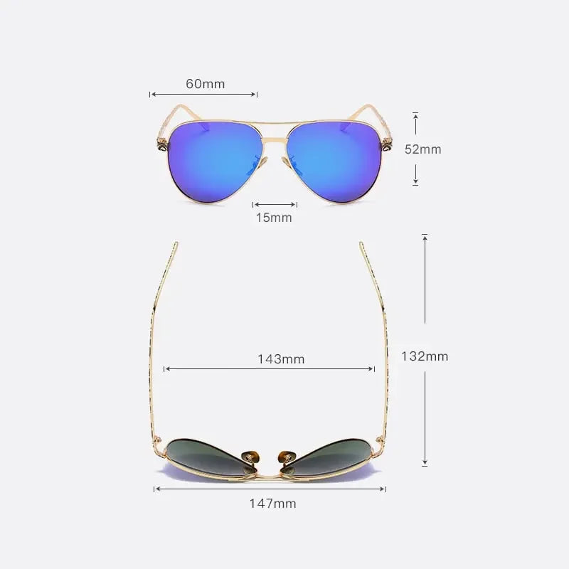 High Quality Aviator Sunglasses UV400