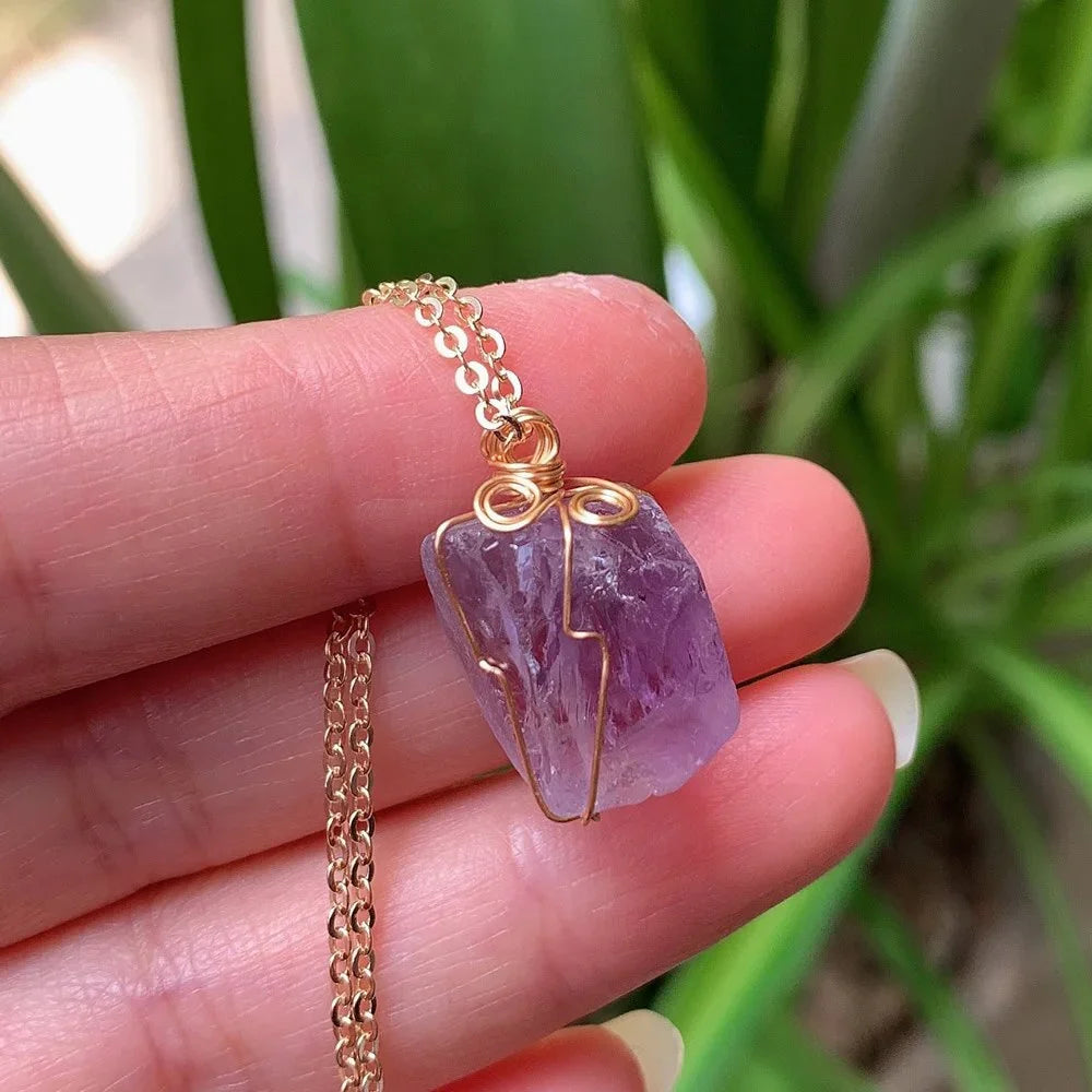 Carnelian Crystal Necklace Women