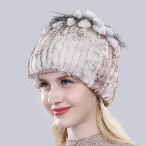 LUX Winter Rabbit Fur Hat
