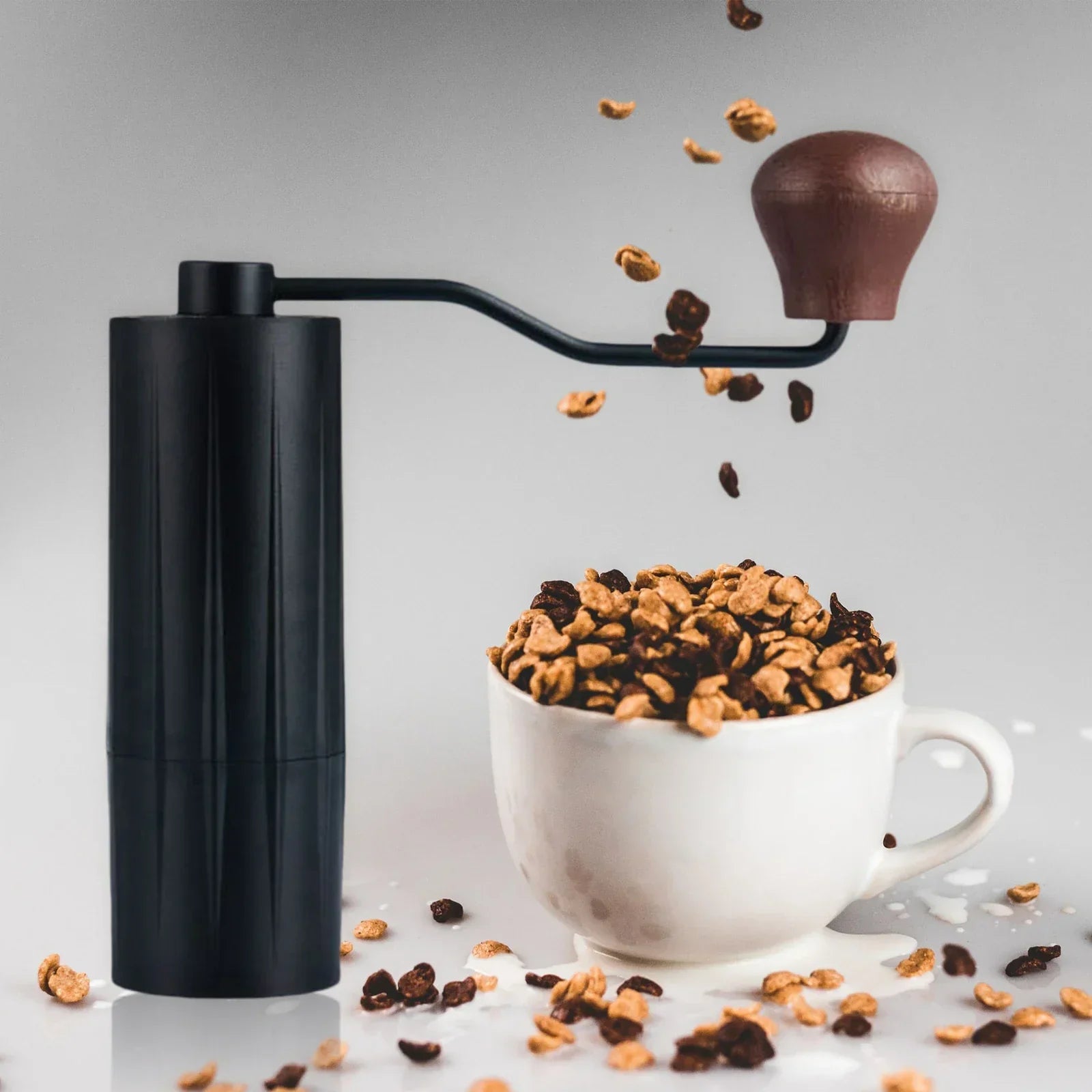 Mini Manual Coffee Bean Hand Grinder Machine Stainless Steel Burr Aeropress Drip Coffee Espresso French Press Turki Kitchen Tool