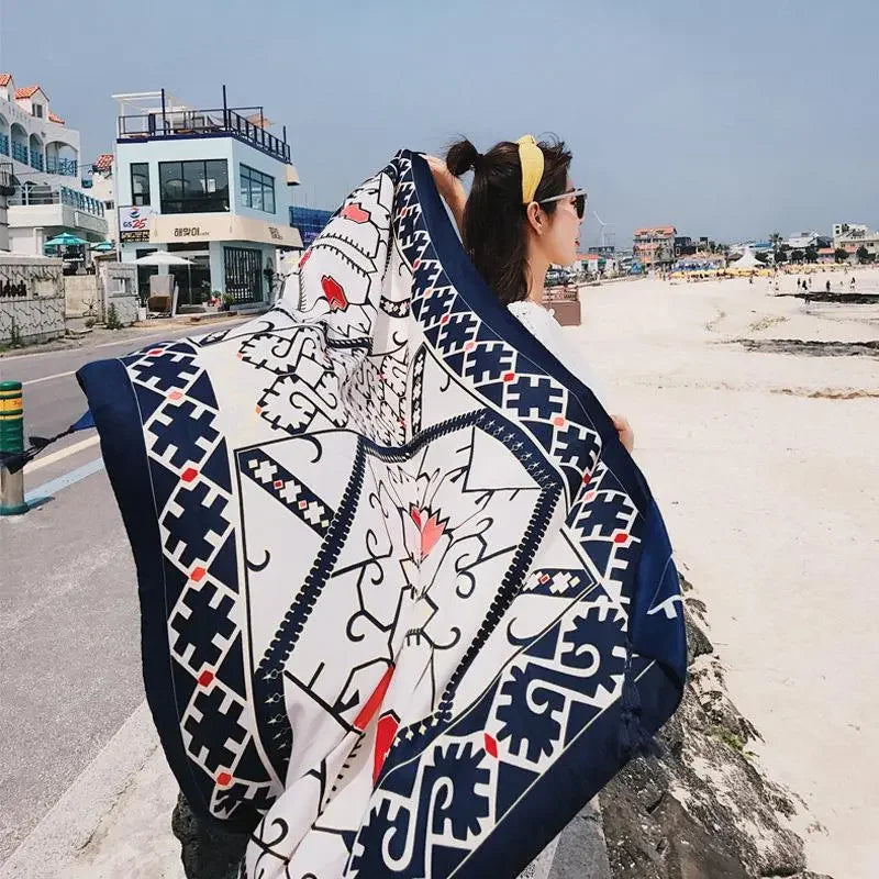 Oversized Boho Cotton Beach Blanket