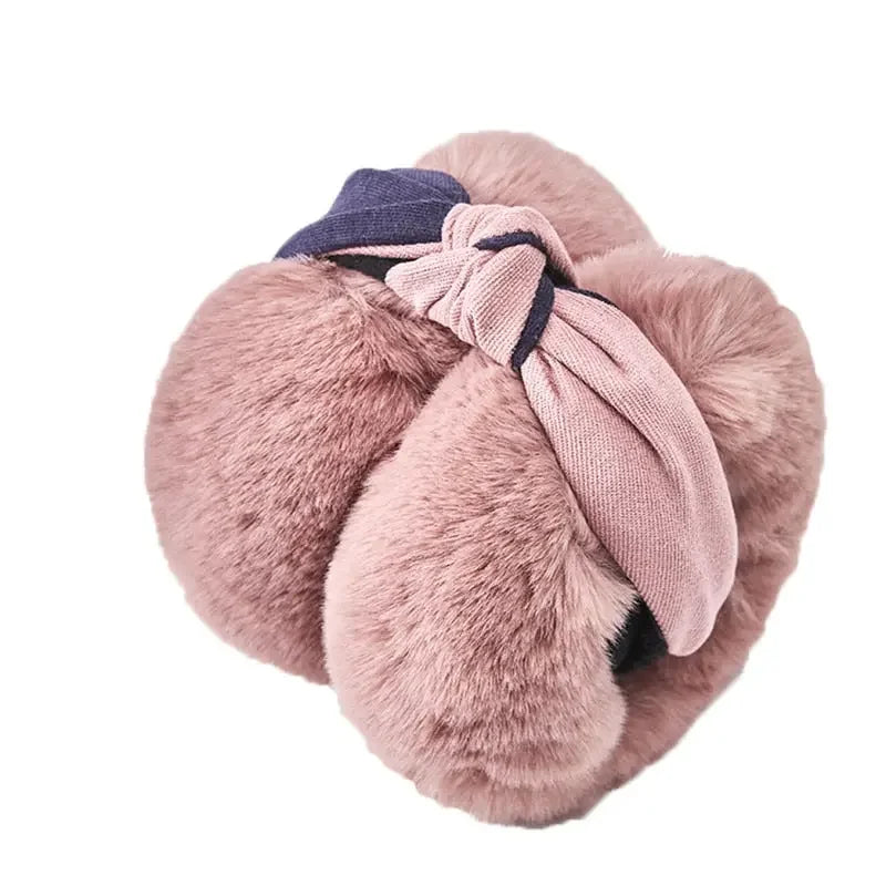 Winter Foldable Thick Plush Earmuffs