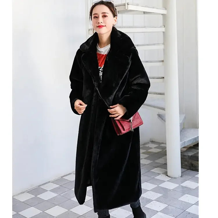Winter Warm Faux Fur Coat