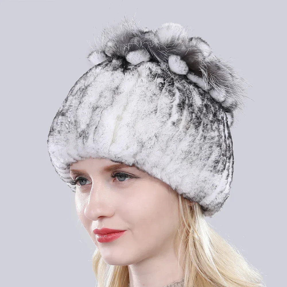 LUX Winter Rabbit Fur Hat