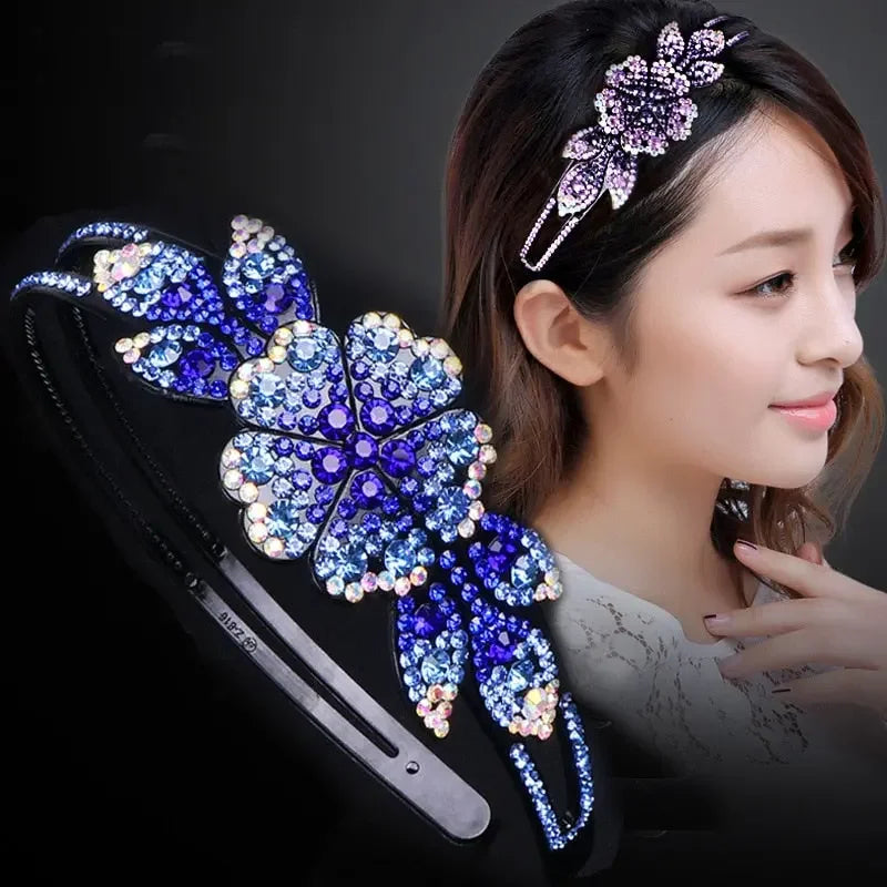Wild Flower Pearl Rhinestone Headband