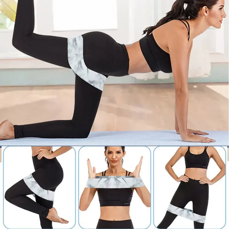 Marble Design Elastic Booty Bands Cardio Training