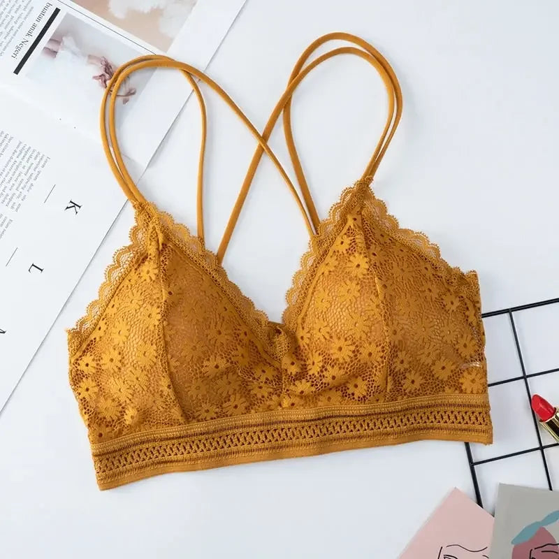 Peony Push Up Sports Bra
