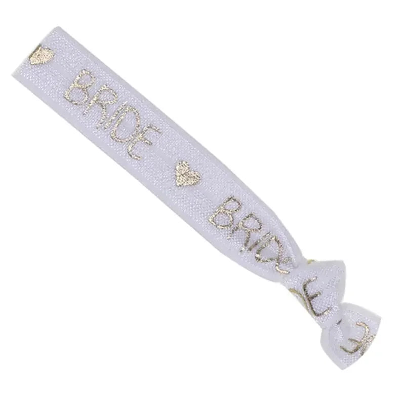 Glitter Rhinestone Team Bride Hair Clip